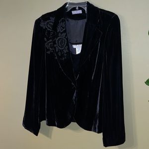 New velvet jacket with additional tank